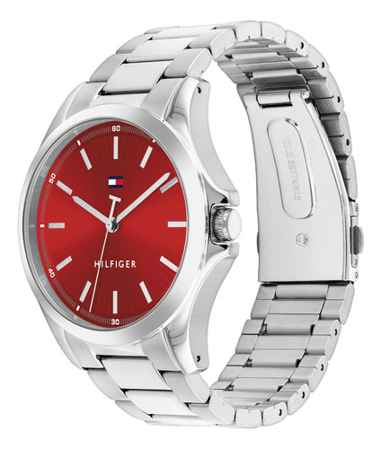Reloj Para Hombre Tommy Hilfiger 1710677 1710677 Plateado