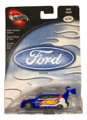 Hot Wheels 100% Ford Focus Series Azul Lacrado