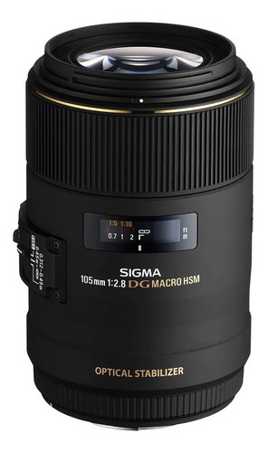 Lente Sigma 105mm F2.8 Ex Dg Macro Os Para Canon Ef