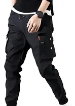 Comprar Jogger Cargo Multibolsillos Pantalones Casuales Para Hombre