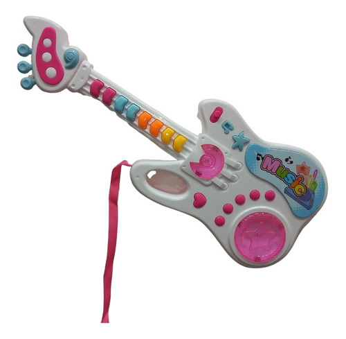 Guitarra Juguete Luces Sonido Niños Regalo Instrumento