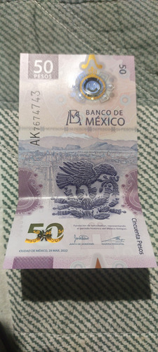 Fundación De Tenochtitlan 50 Pesos De Colección 