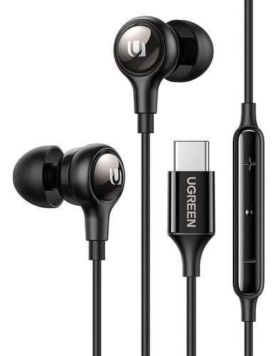 Audífonos Tipo C Ugreen Con Cable In Ear Manos Libres