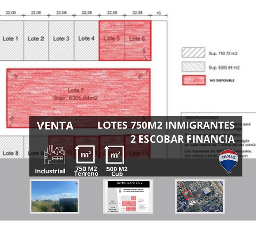 Venta Lote Industrial Inmigrantes Escobar Financia