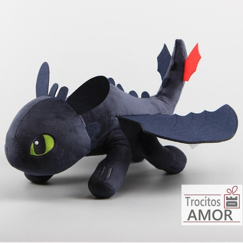 Imagen 4 de 7 de Peluche Chimuelo 45 Cms Furia Noctura Y Furia Luminosa