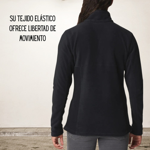 Campera Polar Columbia Basin Trail Mujer Trekking O Urbano