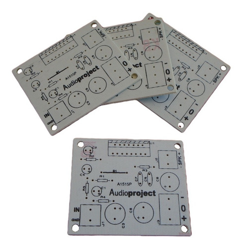 Imagen 2 de 7 de Circuito Impreso Amplificador 100 W Tda7293/4 - Audioproject
