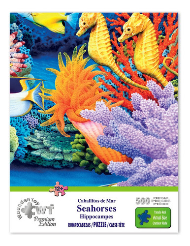 Rompecabezas Wuundentoy Premium Edition 500 pzas, Caballitos De Mar