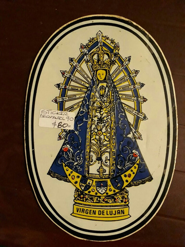 Calco Autoadhesivo. Virgen De Lujan.