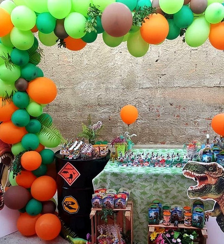Tnt Estampado Dinossauro Decoracao 1,4m X 5 Metros