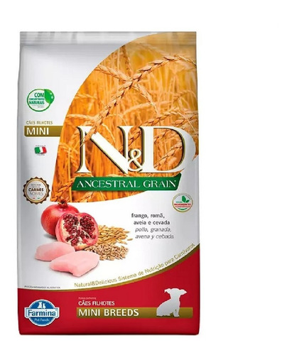 N&d Ração Para Cães Filhotes Raças Pequenas Frango 2,5kg