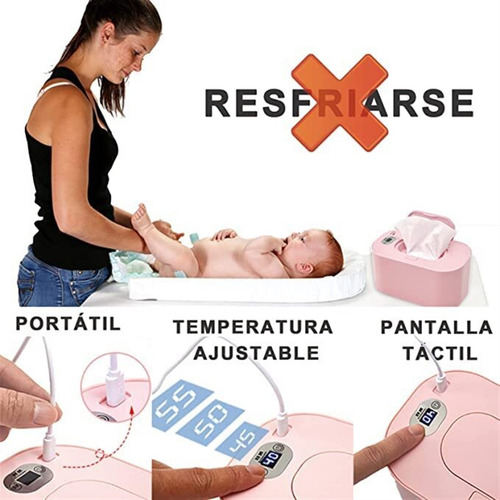 Calentador De Toallitas Para Bebés Usb Con Pantalla Digital