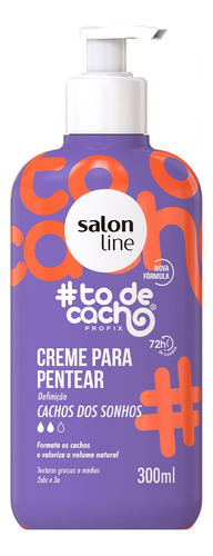 Creme Para Pentear Salon Line Cachos Dos Sonhos 300ml