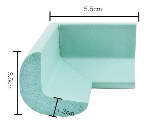 Cubre Puntas X4 Mesa Protector Acolchonado Esquinero Adhesiv