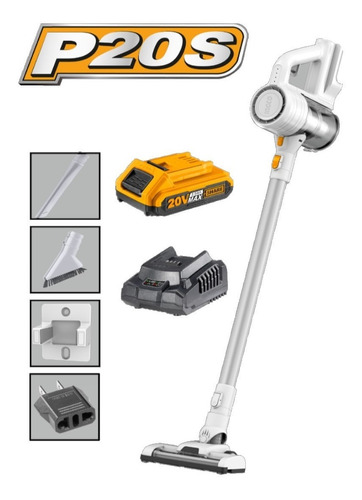 Aspiradora Inalambrica 20v/0,8lt Ingco Cvli2006