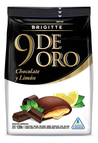 Galletitas Brigitte Chocolate Limon 120 Gr.