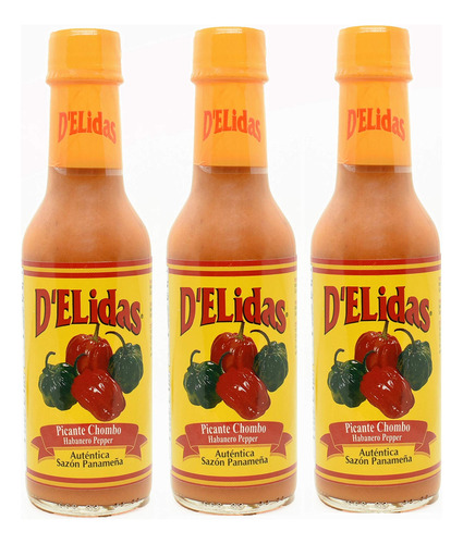 D'elidas Salsa Picante Chombo Habanero Pepper Picante Totalm