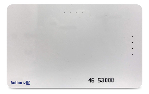 50 Tarjeta Control Acceso Proximidad Imprimibl Blanco Cr80