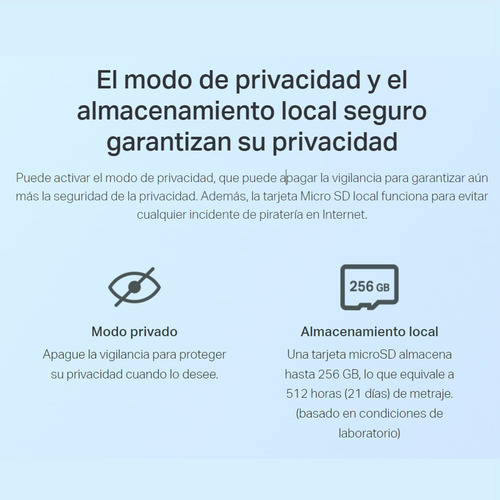 Cámara Ip Wifi Robótica 3mp Alarma Tp-link Tapo C210 + 128gb
