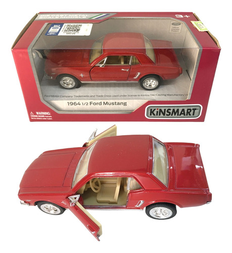 Auto Metal Ford Mustang 1964 1:34 Kinsmart New 5351 Bigshop