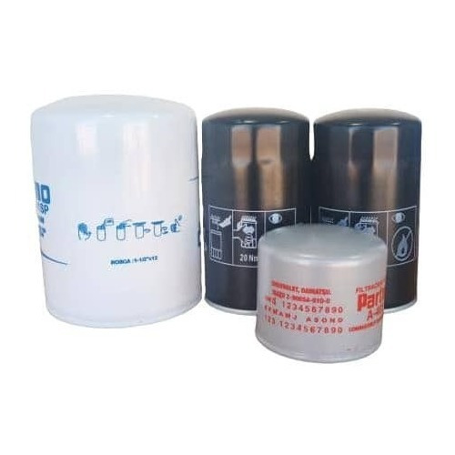 Kit Filtro P/ Npr Aceite (51810) Combustible 33386 33393 