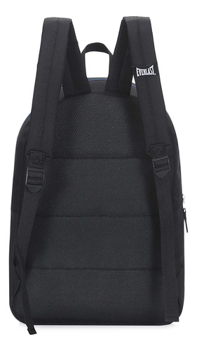 Mochila Urbana Everlast 16057 Color Negro Diseño De La Tela Lisa