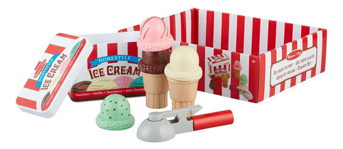 Melissa Doug Scoop And Stack Ice Cream Cone Magnetic Juego