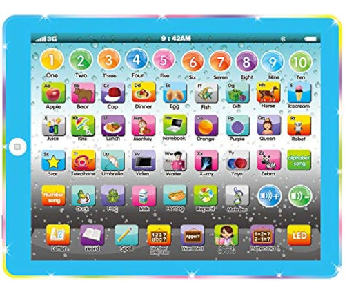Wenbeier Kid Tablet / Learning Pad / Toddler Tablet Con Abc 