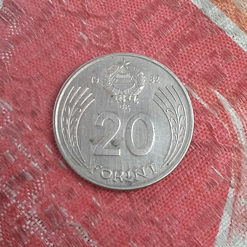 Moneda De 20 Forint Año 1982