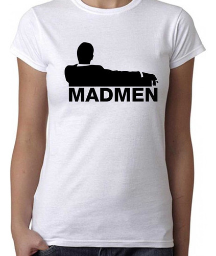 Remera Mujer Mad Men 100% Algodón Calidad Premium