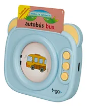 Comprar Juego Electrónico De Tarjetas Didácticas Parlantes Para Niños Con Aprendizaje Ingles Apto Montessori Color Celeste