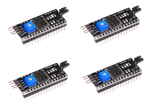 Paquete 4 Pzas Modulo Interface Serial I2c P/ Display Arduin