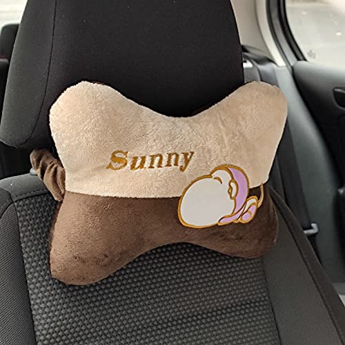 2 Almohadas De Cuello Diseño De Dibujos Animados Lindo...