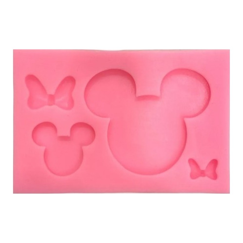 Molde Silicona Plancha Mickey Y Minnie