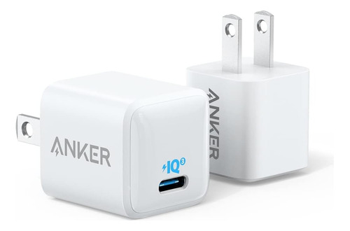 Dual Pack Cargadores iPhone Anker 511 Powerport 3 Nano 20w