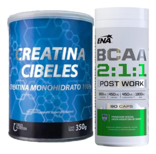 Creatiana Cibeles 350+ Bcaa 2:1:1 Ena 90 Caps-combo Muscular