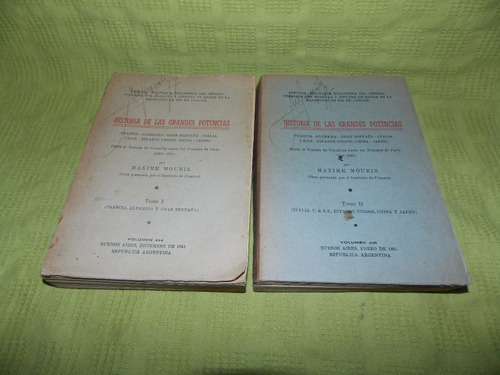 Historia De Las Grandes Potencias / Tomo I-ii - Maxime Morín