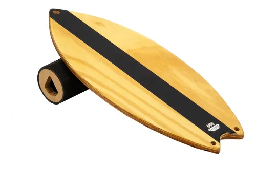 Navaris Tabla De Equilibrio De Madera – 81x28,6x17 Cm – Balancín Para Psicomotricidad Infantil – Soporta Hasta 70 Kg – A Partir De 3 Años