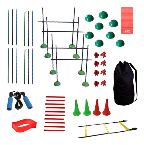 Set De Entrenamiento Funcional N°2 Kit Para Fitness Gym