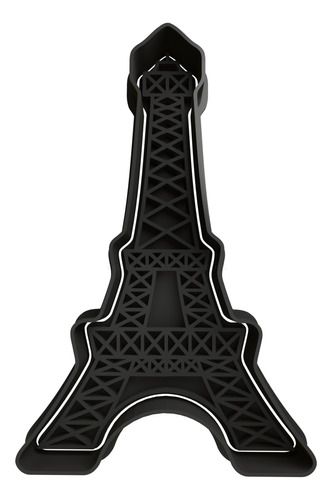  Cortador De Galletas Torre Eiffel 10cm