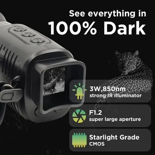 Sheawasy Monocular De Vision Nocturna, Monocular Infrarrojo