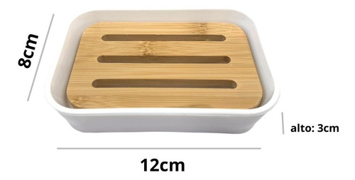 Imagen 2 de 6 de Jabonera Para Baño Premium