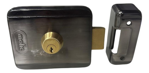 Electrocerradura Reforzada 12v Tipo Viro Para Puertas Rejas Portones Uso Manual Con Llave