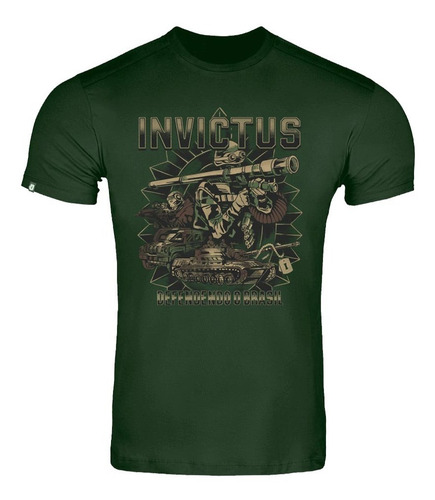 Imagem 2 de 6 de Camiseta Algodão Invictus Concept Braço Forte - Original