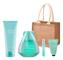 Comprar Perfume Jafra Double Nature 100 Ml+7ml+cremas Manos Y Cuerpo