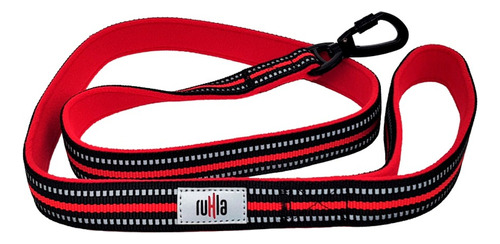 Ruhla Correa Rufina Con Interior Polar Para Perros Paseo 6c Color Rojo