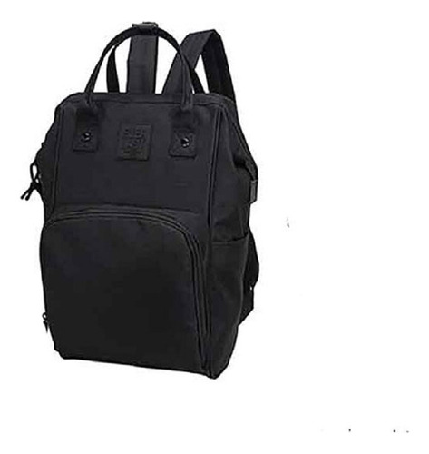 Mochila Urbana Everlast Boca Rigida 22154 Color Negro 2 Diseño Lisa