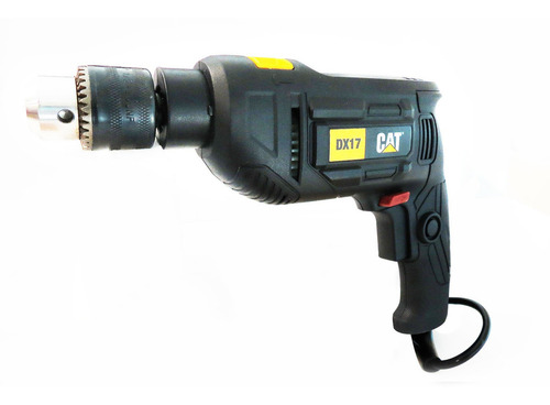 Taladro percutor atornillador eléctrico de 13mm CAT DX17 750W + accesorio 220V 50Hz/60Hz