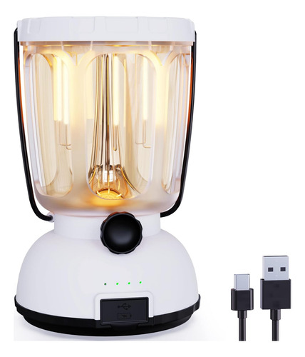 Linterna De Camping Mesqool Con Batería Recargable De 6000ma