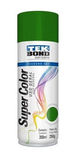 Pintura Aerosol Super Color Tek Bond Uso General Verde